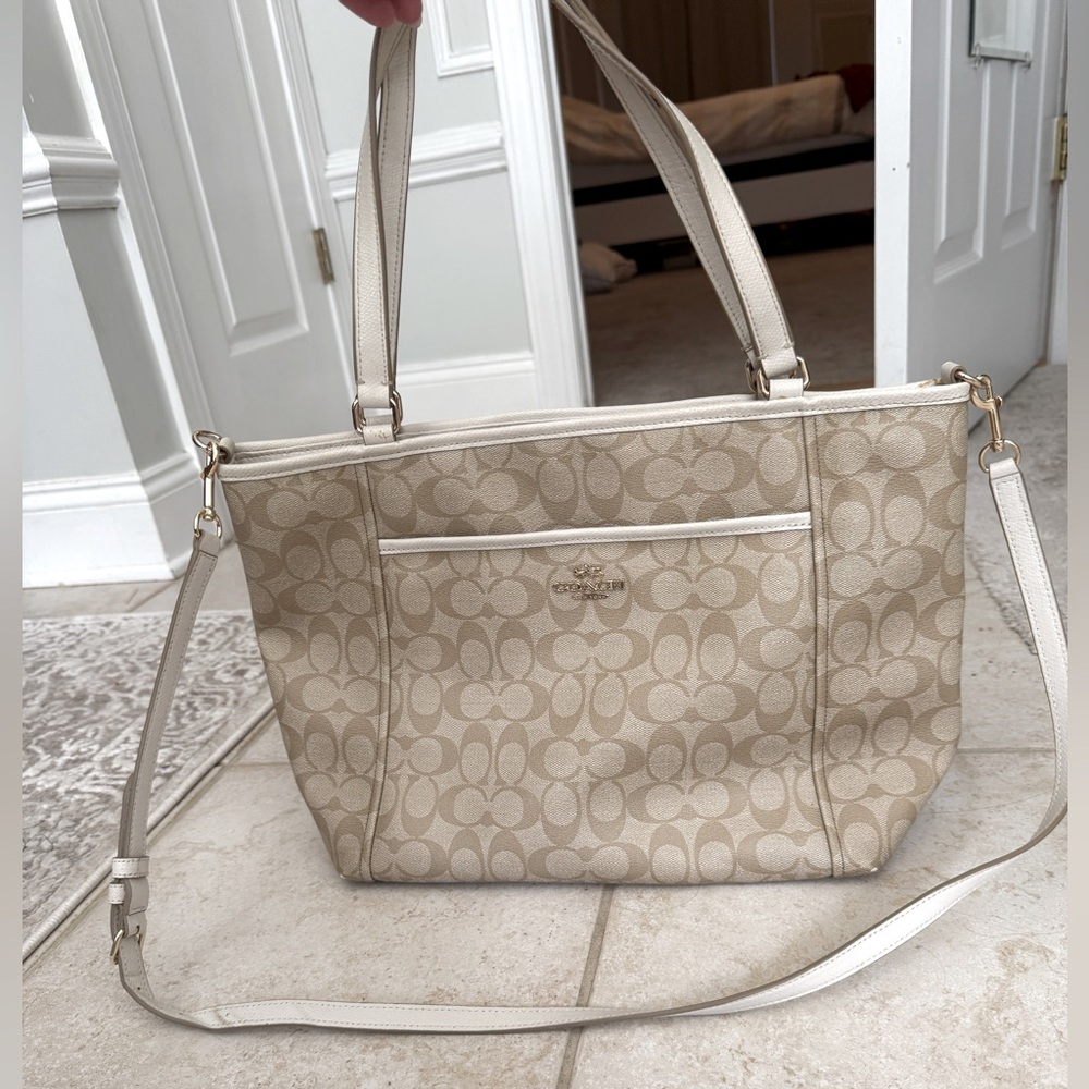 Coach City Tote Bag In Signature Canvas